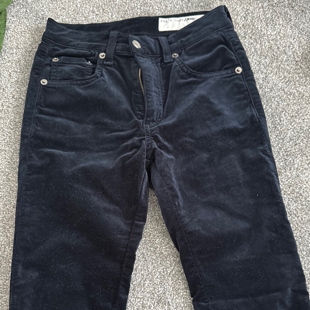 Dark Blue Corduroy Pants